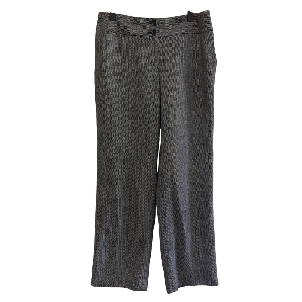 Talbots‎ Petites Gray Wool Blend Dress Pants Career Professional Trousers